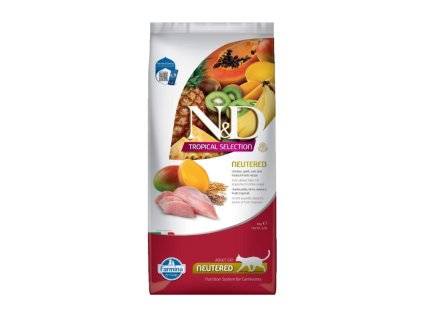 Farmina ND Cat TROPICAL SELECTION AG Adult neutered chicken 10kg 8010276042224
