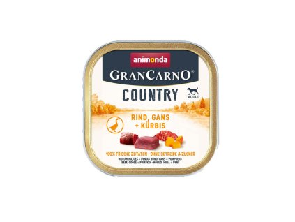 animonda grancarno country adult hovadzie hus a tekvica 150g