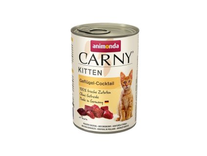 animonda carny kitten hydinovy kokteil 400g