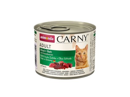 animonda carny adult hovadzie srnec a brusnice 200g