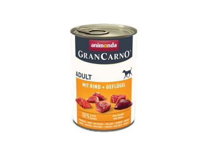 animonda grancarno original adult hovadzie a hydina 400g