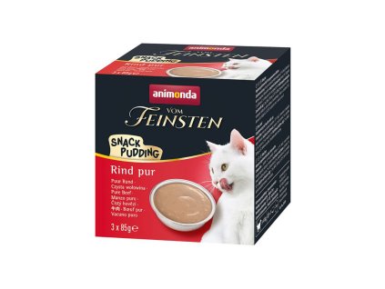 animonda vom feinsten cat snack hovadzi puding 3x85g