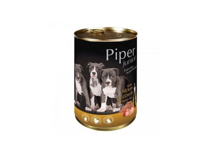 piper dog junior kuracie zaludky a ryza 400g