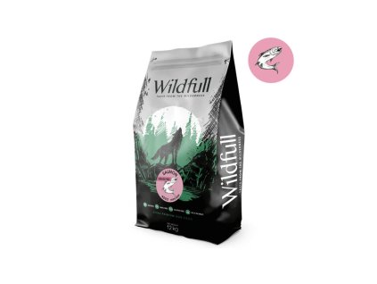 wildfull dog adult mini size gf salmon pumpkin 12kg