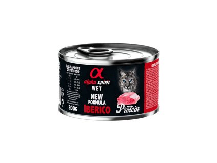 alpha spirit cat adult iberico pork protein 200g