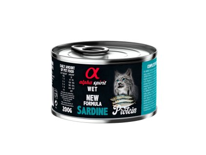 alpha spirit cat adult sardine protein 200g