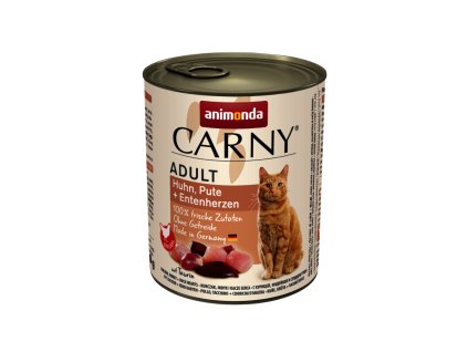 animonda carny adult kura morka a kacacie srdcia 800g