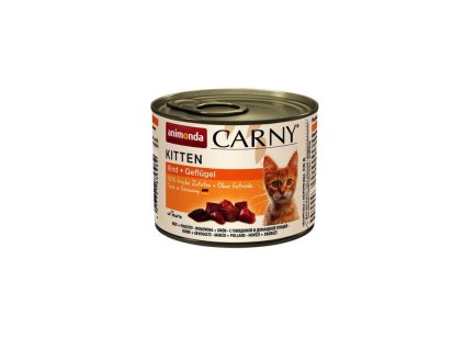animonda carny kitten hovadzie a kura 200g