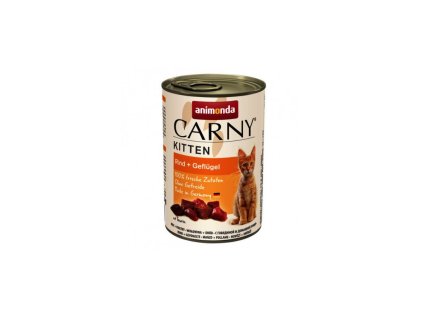 animonda carny kitten hovadzie a hydina 400g