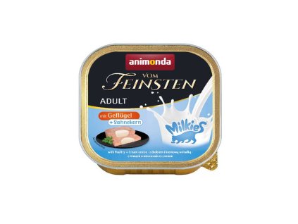 animonda vom feinsten adult milkies hydina so smotanovym jadrom 100g