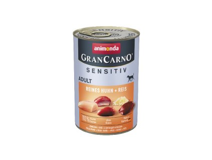 animonda grancarno sensitiv adult kuracie s ryzou 400g