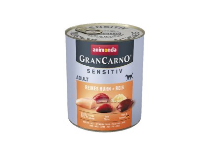 animonda grancarno sensitiv adult kuracie s ryzou 800g