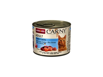 animonda carny adult kuracie a losos 200g