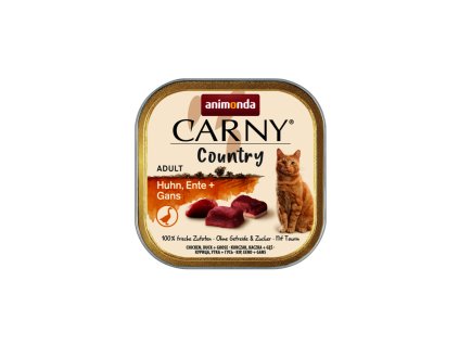 animonda carny adult country kuracie kacacie a hus 100g