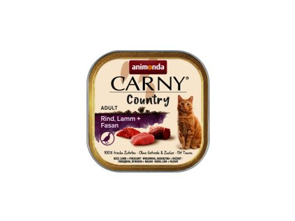 animonda carny adult country hovadzie jahnacie a bazant 100g