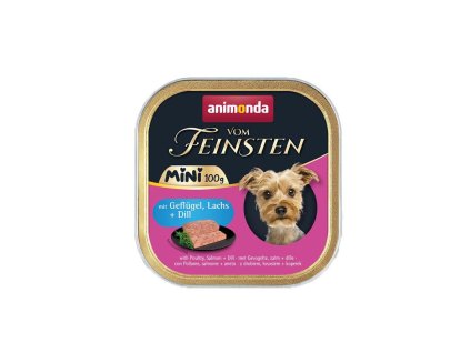 animonda vom feinsten adult mini hydina losos a kopor 100g