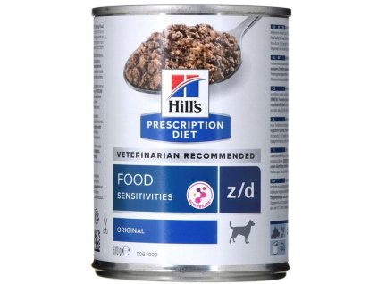 Hills Diet zd Food Sensitivities AB Original konzerva pre psy 370 g 052742039718