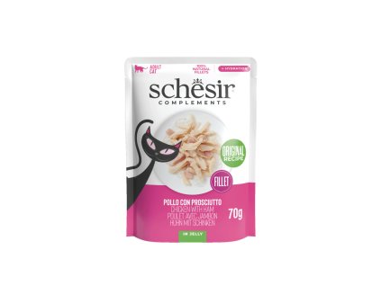 schesir jelly cat kuracie sunka 70g