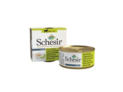 schesir dog adult kuracie s jablkom 150g