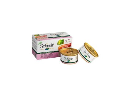 schesir dog multipack kuracie s jahnacim 4x85g
