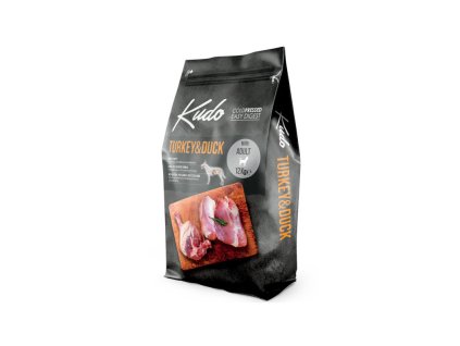 kudo dog lg adult mini turkey duck 12kg