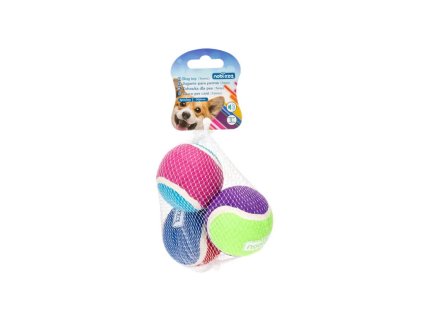 set gumenych lopt pre psa tennis 64cm