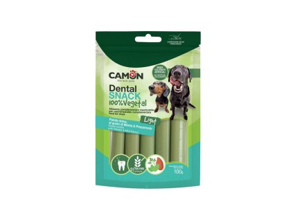 camon dental vegetal dog batatove palicky s maetou 100g
