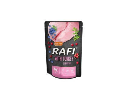 rafi dog adult morcacie s cucoriedkami 300g