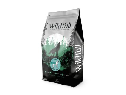 wildfull dog adult all size gf lamb pumpkin 2kg