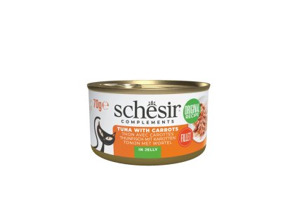 schesir jelly cat tuniak s mrkvou 70g