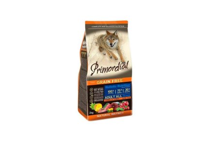 primordial gf adult dog lamb tuna 2kg