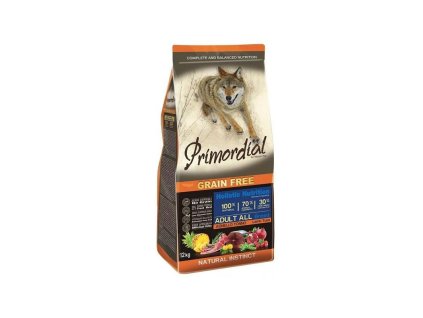 primordial gf adult dog tuna lamb 12kg