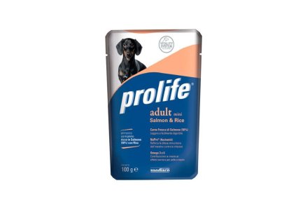 prolife adult mini losos s ryzou 100g