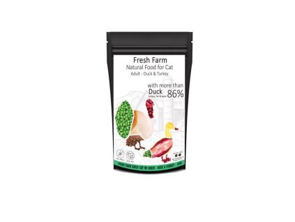 fresh farm no grain adult cat kacica a morka 6kg