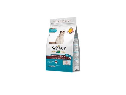 schesir sterilized light morske ryby s ryzou 15kg
