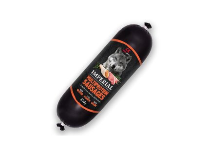 alpha spirit dog imperial sausages salama multiprotein 350g