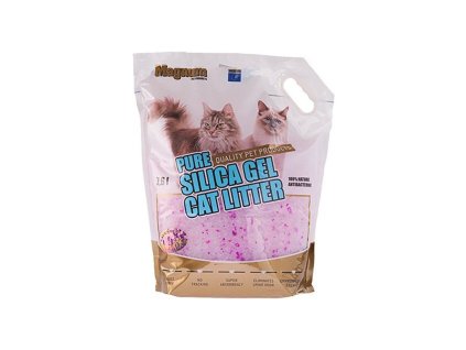 magnum silica gel podstielka pre macky levandula 76l