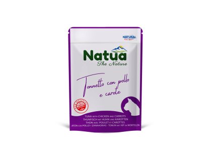 natua cat adult filety z tuniaky kura a mrkva 70g