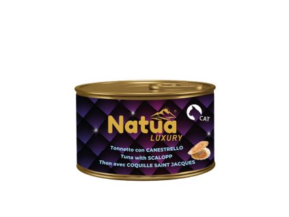 natua cat adult luxury filety z tuniaka a musla 85g