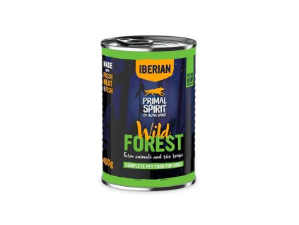 primal spirit dog iberian wild forest 400g
