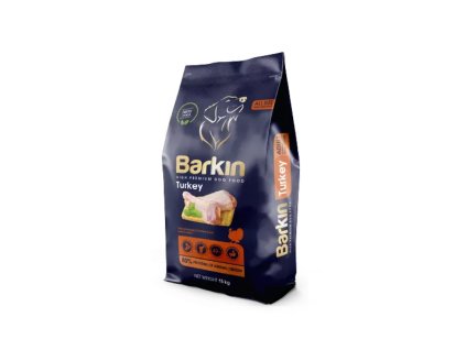 barkin energy high premium adult turkey morcacie 15kg