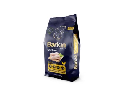 barkin high premium adult chicken kuracie 15kg