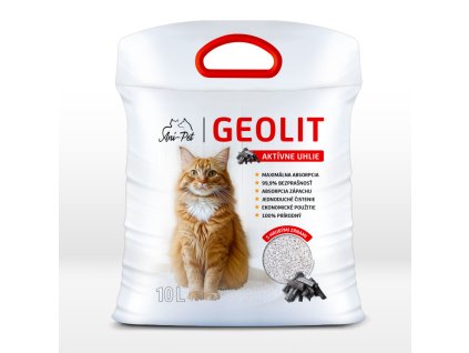 geolit aktivne uhlie hrubozrnna podstielka 10l
