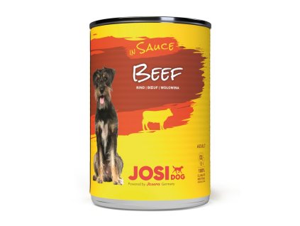 JosiDog konzerva Dog Beef in sauce 415 g 4032254774075