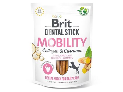 Brit Dental stick mobility with curcuma collagen 7ks 251g 8595602564361