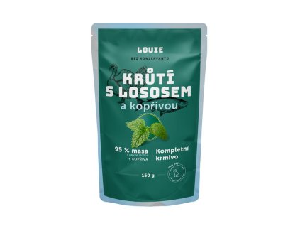 Kapsicka LOUIE morka s lososom a zihlavou 150 g 8595174307083