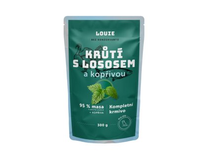 Kapsicka LOUIE morka s lososom a zihlavou 300 g 8595174307090