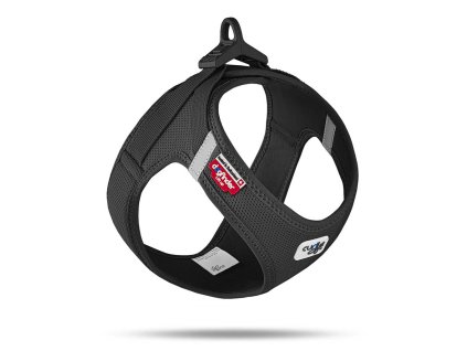 CURLI Postroj pre psov so sponou Air-Mesh Black S, 4-7 kg