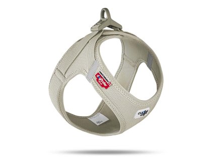 CURLI Postroj pre psov so sponou Air-Mesh Light Tan L, 8-13 kg