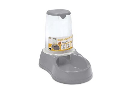 STEFANPLAST BREAK Zásobník na krmivo sivý 6,5l